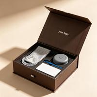 Boîte magnétique pliable haut de gamme pour appareil dentaire, avec logo personnalisé, emballage pour aligneur transparent et présentation clinique