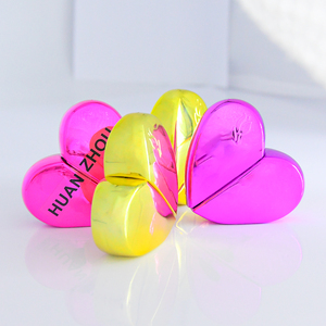 Vidrio vacío en forma de corazón 25ml Lady Cute Portable Atomier Spray Fancy Perfume Container Botellas - Product Image 2