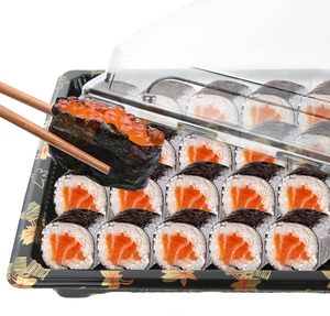 Couvercles pour boîtes à sushi et contenants en plastique PET de haute qualité, jetables, de qualité alimentaire, imprimés par estampage, pour gâteaux - Product Image 3