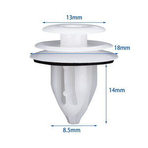 Cierre de puerta de General Motors, placa interior de nailon grueso reforzado, cierre de plástico fijo - Product Image 3