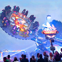 Manège à rotation lourde pour amateurs d'excitation, machine de fête foraine à sensations extrêmes