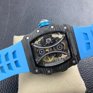 Montre Tourbillon en Fibre de Carbone 53-01 Style Polo Verre Saphir Vis en Titane Luxe Sport Édition Limitée Alarme Caoutchouc - Product Image 3