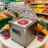 Scelleuse sous vide numérique semi-automatique électrique 640TD à économie d'énergie pour viande de bœuf/mouton/fruits de mer (humide/sèche/grasse/poudrée)