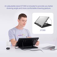 Tablette graphique et écran tactile Huion Kamvas 13 avec écran LCD de 13,3 pouces, entièrement laminé