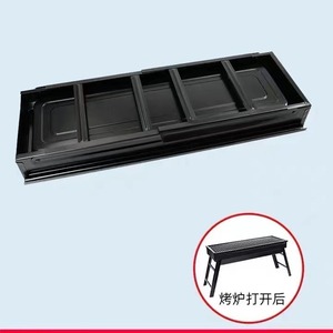 Folding Bbq Grill Outdoor Portable Stainless Steel Grill <b>Rack</b> 60X22X30 Cm For Home Use Thickened Steel <b>Plate</b> Design - Product Image 5