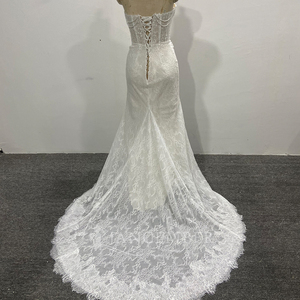 Lsqx137 Wedding Dresses Mermaid Gowns for Brides Bridal Dress Beads Lace Corset Bride Lace Customize Robe De Marie Jancemebr - Product Image 3