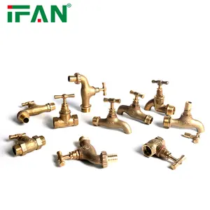 IFAN Forged Outdoor Wall Mounted Garden Faucet Water Tap Brass Bibcock