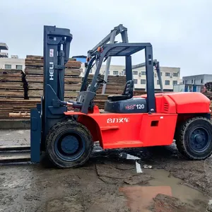 Good Condition USED Forklift CPCD 100 10 Ton Forklift Construction Machinery Forklift For Heli