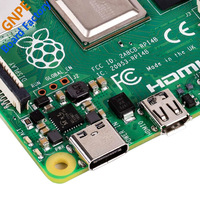 Placa DE DESARROLLO Raspberry Pi 4B de 4. ª generación, IA, inteligencia artificial, tarjeta Linux, ordenador para proyectos educativos y de fabricantes