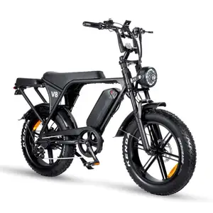 Ouxi V8 3.0 Fatbike Eu Magazijn Bicicleta Eletrica Mountain E-Bike 20 Inch Elektrische Crossmotor Elektrische Hybride Fiets