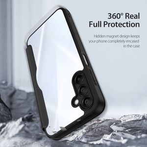 Pour Samsung Galaxy A16 4G / 5G <span class=keywords><strong>DUX</strong></span> <span class=keywords><strong>DUCIS</strong></span> <span class=keywords><strong>Skin</strong></span> X <span class=keywords><strong>Pro</strong></span> Series PC + TPU Phone Leather Case - Product Image 6