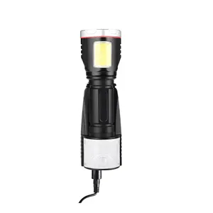 10W cob magnet led flashlight plastic work torch COB LED Car Camping light linternas rechargeable led