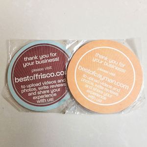 Custom Designs Cheap Beer Promotion Absorbent <b>Paper</b> Coasters Cup Coaster <b>Paper</b> Drink Coasters - Product Image 2
