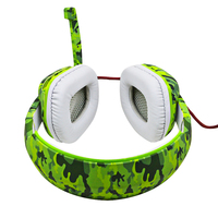 Casque de jeu stéréo flexible, casque de jeu compétitif avec microphone, prise casque 3,5 mm, casque filaire supra-auriculaire