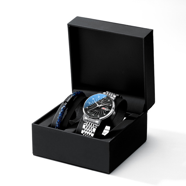 Baida Eggplant New Men's Watch Male Students Luxury Fashion Watch Shake Sound Net Red Explosions a Generation of Hair