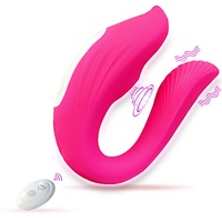 Paar-Klitoris-Multifrequenz-Sauggerät Tragbarer Vibrator Weibliches Masturbations-Sexspielzeug mit Kabelloser Fernbedienung