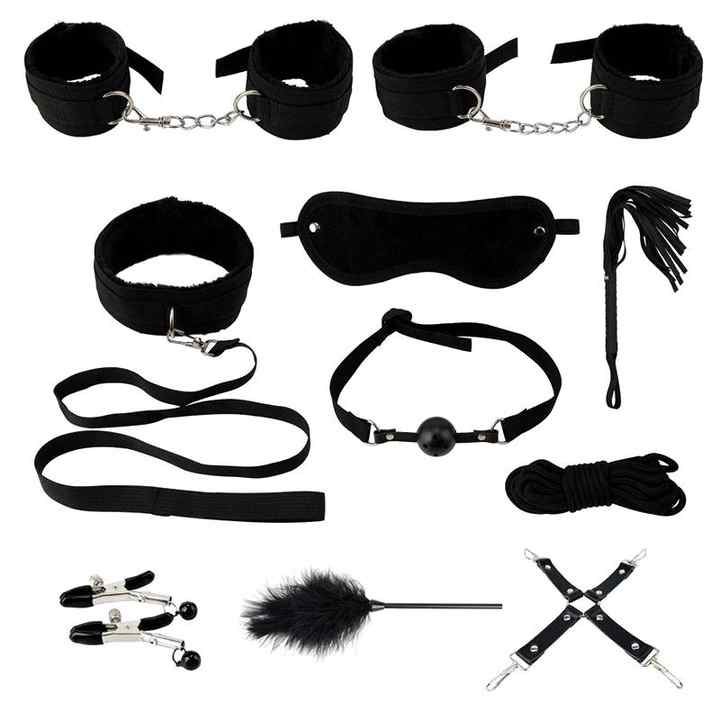 moglovers 10 pcs set prcts erot toys for adts bm bonda hanuffs  