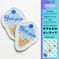 Diseña tu Propio Logotipo de Marca, Insignias para Ropa y Gorras, Lindos Parches Bordados de Anime, Diseño de Flores y Corazones, Ecológicos