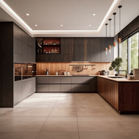 Ensemble d'armoires de cuisine BALOM, style moderne personnalisé, modulaire, RTA, armoires de rangement de cuisine, prêt à assembler