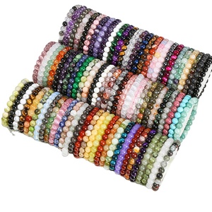 Gelang manik-manik batu Imperial, gelang manik-manik buatan tangan dapat disesuaikan untuk wanita, perhiasan batu permata alami gaya trendi - Product Image 1