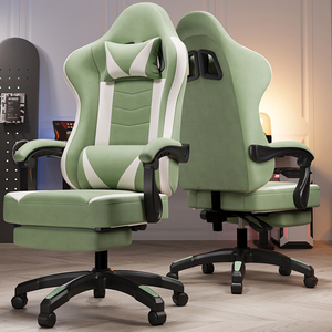 Nouvelles chaises de jeu PC ergonomiques en cuir PU, pivotantes, réglables et inclinables, style moderne, pour gaming sur ordinateur - Product Image 2