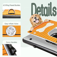 Rampe flottante gonflable pour chiens, durable, sûre, facile d'accès, personnalisable, pour piscines, lacs et plages - pour quais/bateaux à pontons