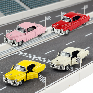Modellino Auto Retrò in Metallo Pressofuso <span class=keywords><strong>1</strong></span>:<span class=keywords><strong>43</strong></span>, Veicolo Giocattolo a Retrocarica per Bambini, Regalo, Esposizione, Vendita all'Ingrosso - Product Image 4