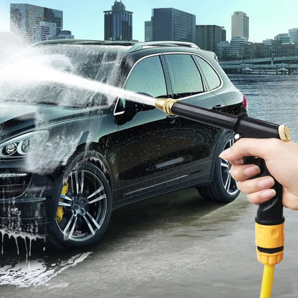 High Pressure Spray Water Gun Washing Garden Watering Hose Nozzle Sprinkler Car Cleaning Wash Tool Kits Auto Washer Guns