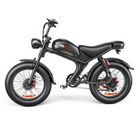 Vélo Électrique de Gros, Moped Électrique 20 Pouces, Pneus Larges, Moteur Double 1000W, 48V 35Ah, 9 Vitesses, Suspension Avant, Frein à Disque, Vélo Électrique de Banlieue OEM