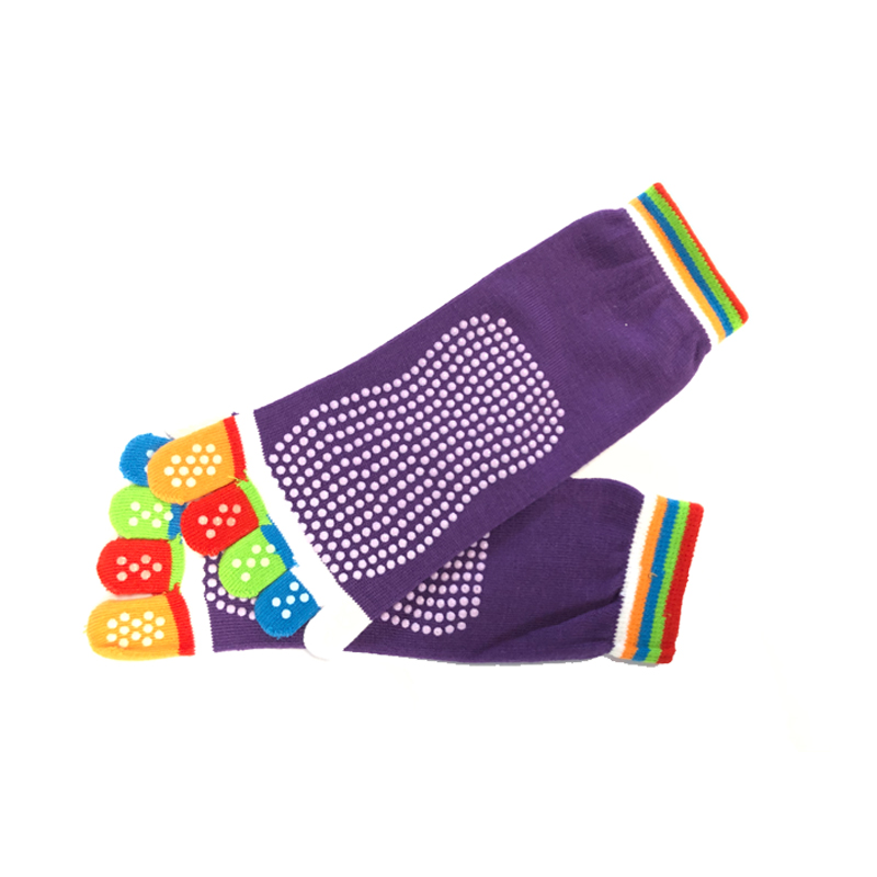 Оптовые Пользовательские логотипы унисекс Вэнь женские нескользящие хлопковые носки для йоги с силиконовой ручкой