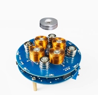 Push Down Suspension magnétique Kit de bricolage technologie amusante Production électronique étudiant pratique de soudage pièces de carte de Circuit imprimé