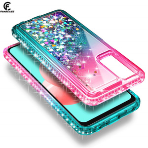 Funda trasera translúcida a prueba de golpes para <span class=keywords><strong>Samsung</strong></span> <span class=keywords><strong>Galaxy</strong></span> A23, funda de TPU con purpurina líquida de arena movediza, 4G/<span class=keywords><strong>5G</strong></span> - Product Image 3