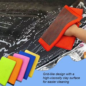 Gant de lavage professionnel en microfibre pour le detailing automobile, idéal pour éliminer les contaminants de surface - Product Image 3