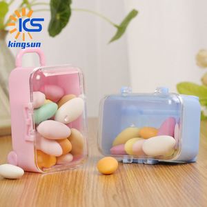Nouvelle boîte à bonbons en plastique personnalisée de style européen en forme de chariot, boîte de rangement créative DIY pour mariage et enfants, vente en gros Junri - Product Image 2