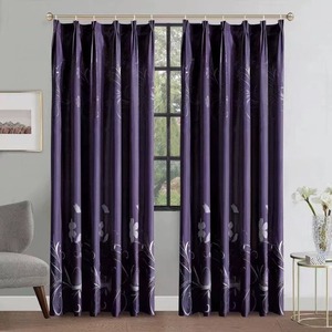 Rideau occultant épais en calicot sans perforation, protection solaire économique pour chambre, fabriqué en Asie du Sud-Est - Product Image 4