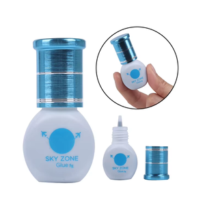 Pegamento para Pestañas Sky Zone <span class=keywords><strong>Original</strong></span> <span class=keywords><strong>de</strong></span> Corea, Bajo en Humos, 5g, Personalizable, Super Clásico, Marca Privada, Duración <span class=keywords><strong>de</strong></span> 6-7 Semanas - Product Image 1