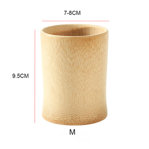 Taza de concha de bambú 2022 Natural, juego de té reutilizable, 100% - Product Image 4