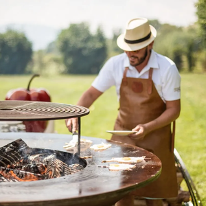 Nouvel arrivage : <span class=keywords><strong>Table</strong></span> de feu extérieure structure KD, barbecue <span class=keywords><strong>plancha</strong></span> pour jardin, patio, jardin arrière, pique-nique - Product Image 2