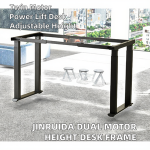 JINRUIDA - Marco de Escritorio Ajustable en Altura con Doble Motor y 4 Patas, Base Inteligente para Oficina, Permite Trabajar de Pie o Sentado, con Alta Capacidad de Carga - Product Image 2