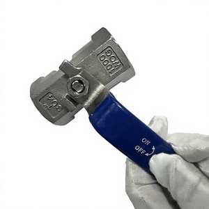 Nueva Válvula de Bola de Acero Inoxidable TMH de 1/4'' con Rosca Hembra BSP 1000WOG, Válvula de Cierre Manual de Repuesto para Tuberías de Yates Marinos - Product Image 3