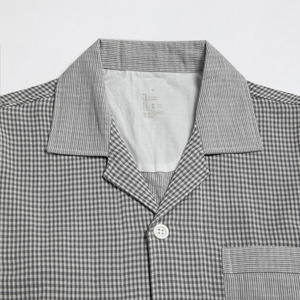 Pyjamas à manches longues <span class=keywords><strong>pour</strong></span> femmes et hommes en coton double <span class=keywords><strong>couche</strong></span>, respirants et confortables <span class=keywords><strong>pour</strong></span> l'été, le printemps et l'automne - Product Image 3