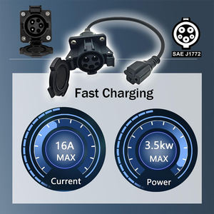 220V J1772 Type1 ซ็อกเก็ต NEMA <span class=keywords><strong>5</strong></span>-15/<span class=keywords><strong>5</strong></span>-20 EV อะแดปเตอร์ชาร์จ 0.5M สําหรับ E-Bike/สกู๊ตเตอร์/<span class=keywords><strong>ล้อ</strong></span> - Product Image 5
