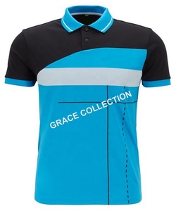 Camiseta de Golf para hombre, camiseta de manga corta de Color sólido con cremallera, camiseta de rendimiento, Body Fit - Product Image 5