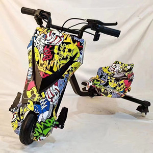 Mode électrique <span class=keywords><strong>Drift</strong></span> - <span class=keywords><strong>Tricycle</strong></span> roue avant dérive Scooter réglage de la longueur voiture de dérive électrique pour enfants - Product Image 3