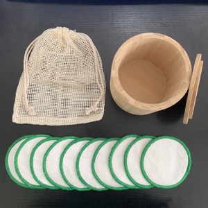 Washable Organic <b>Cotton</b> Nursing <b>Pad</b> with Carry Bag Round <b>Cotton</b> Toner <b>Pads</b> - Product Image 6