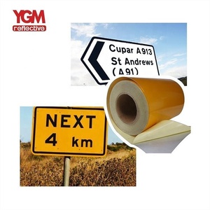 علامات مرور شريط أمان عالي الوضوح عاكس لعلامة الطريق الاتجاهية - Product Image 1