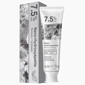 <span class=keywords><strong>Dentifrice</strong></span> OEM/ODM à la nano-hydroxyapatite sans fluorure 7.5 – Blanchissant, réparateur des caries, rafraîchissant l'haleine, saveur menthe - Product Image 1