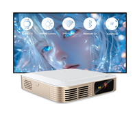S-230 Mini projecteur portable Android 13 Smart DLP 4K Home cinéma projecteur résolution 1080P batterie intégrée 9600mAh sans fil