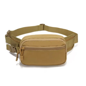 Sac de taille tactique sac de transport dissimulé avec étui à pistolet sac banane MOLLE pour extérieur/EDC pochette étanche à tirage rapide - Product Image 1