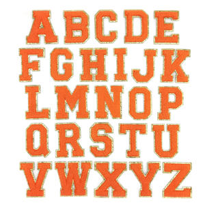 Nouvelle vente en gros d'usine, patch brodé à la main avec bordure dorée, paillettes brillantes, chenille, 6,5 cm, à repasser sur les vêtements, les sacs, les chapeaux - Product Image 6